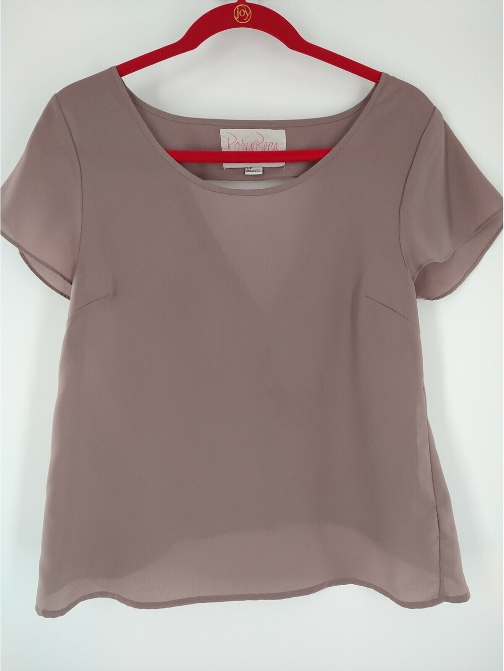 Rory Beca Women's Small Blouse Brown 029